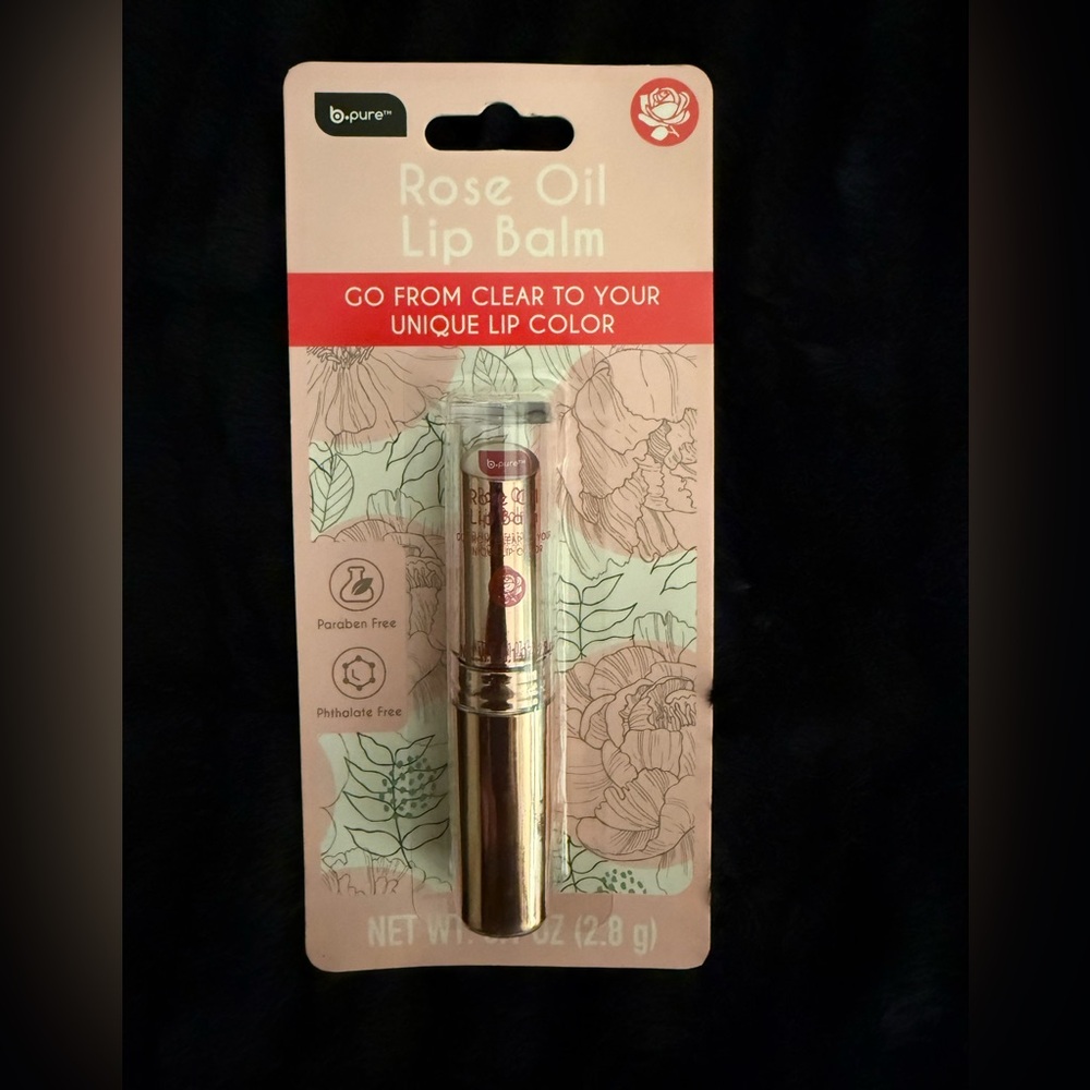B-Pure Tinted Rose Oil Lip Balm0